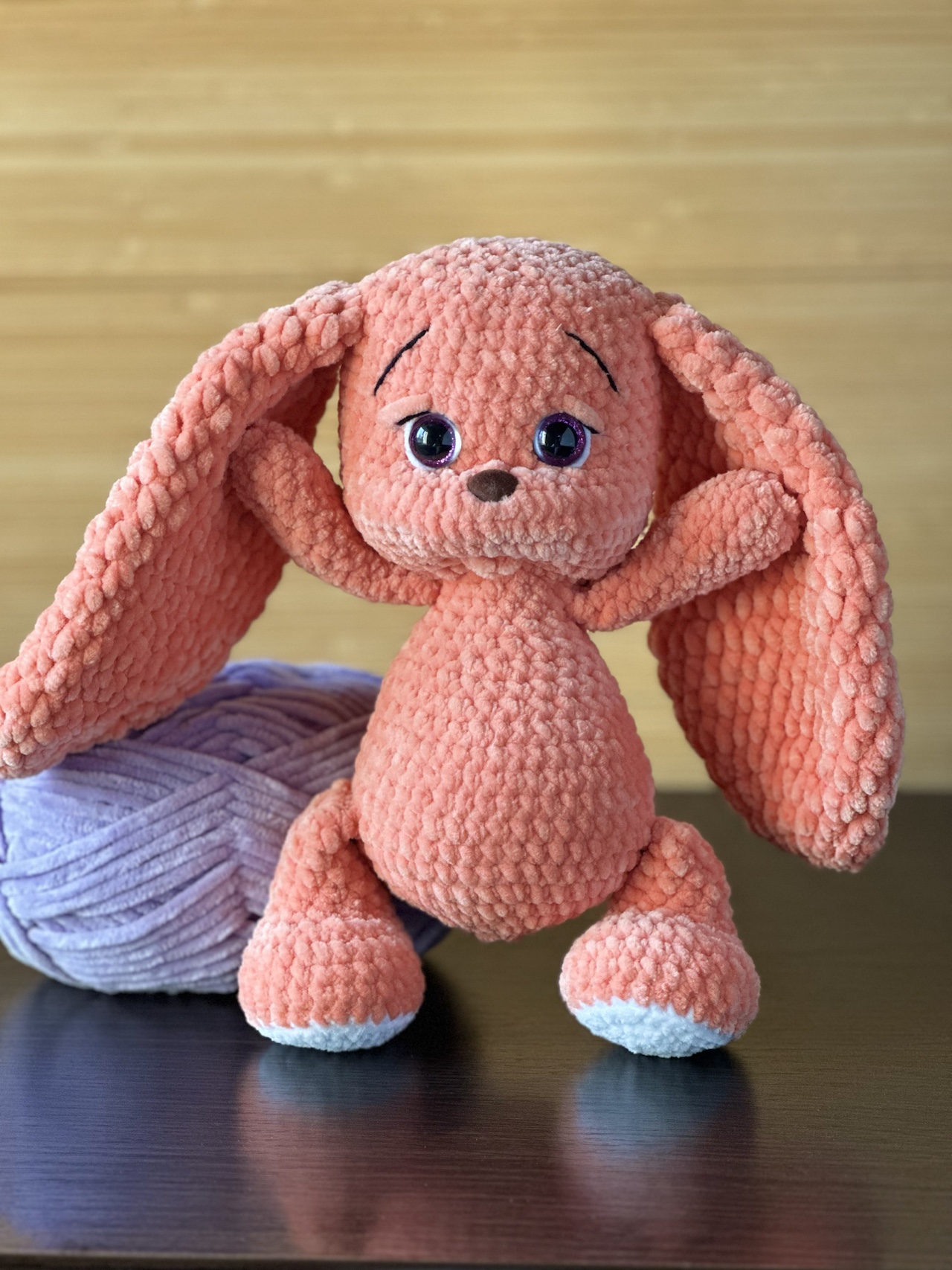 Handmade Knitted Plush Bunny - Image 10
