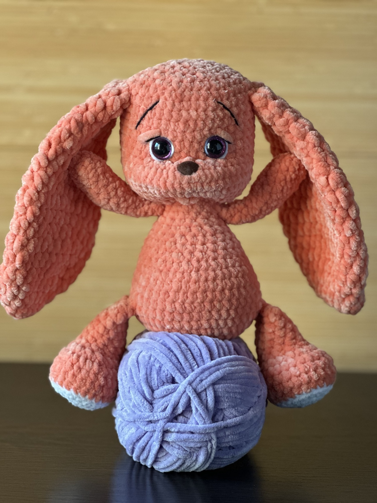 Handmade Knitted Plush Bunny - Image 12
