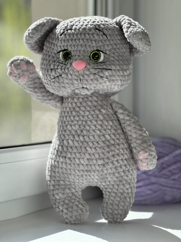 Handmade Knitted Plush Cat