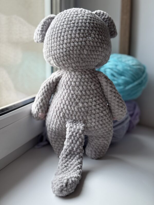 Handmade Knitted Plush Cat - Image 6