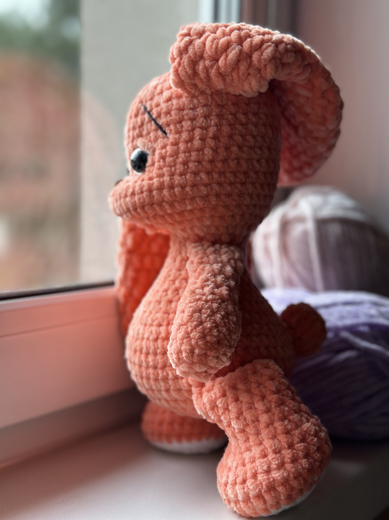 Handmade Knitted Plush Bunny - Image 6