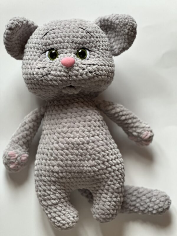 Handmade Knitted Plush Cat - Image 18