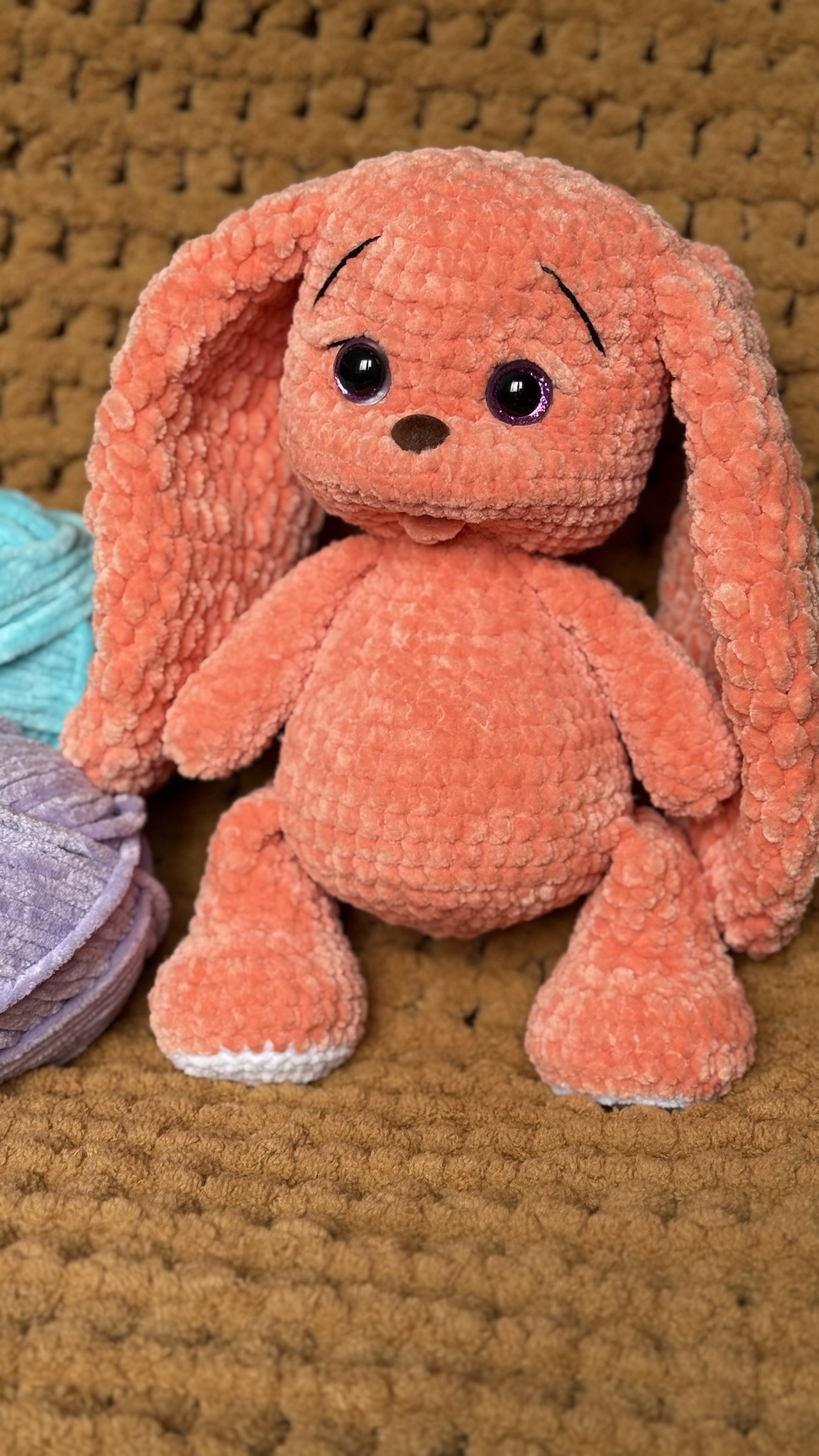 Handmade Knitted Plush Bunny - Image 9