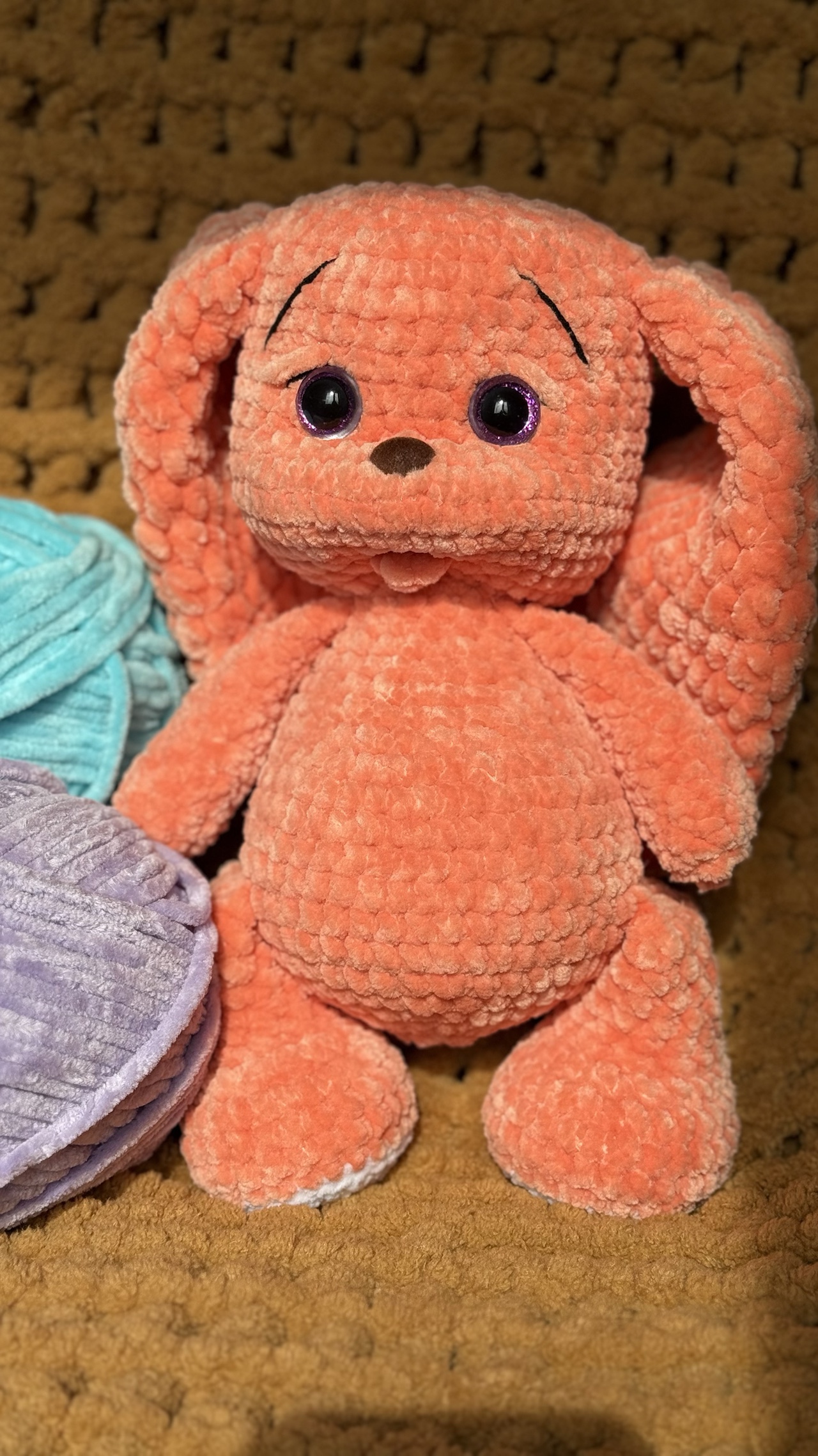 Handmade Knitted Plush Bunny - Image 8