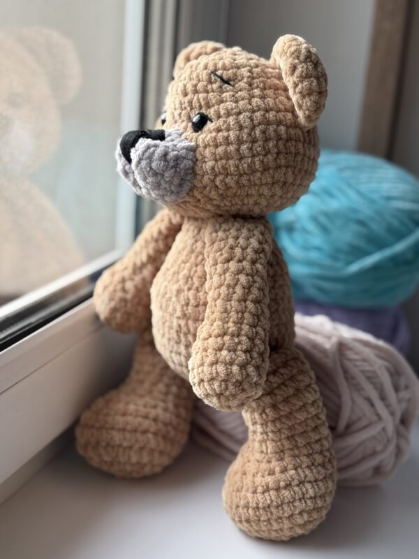 Handmade Knitted Teddy Bear - Image 6