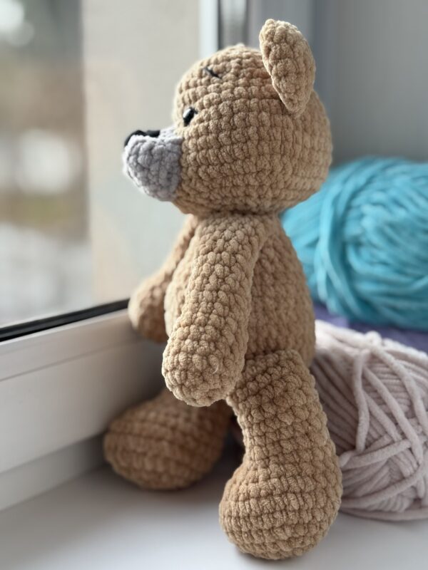 Handmade Knitted Teddy Bear - Image 5
