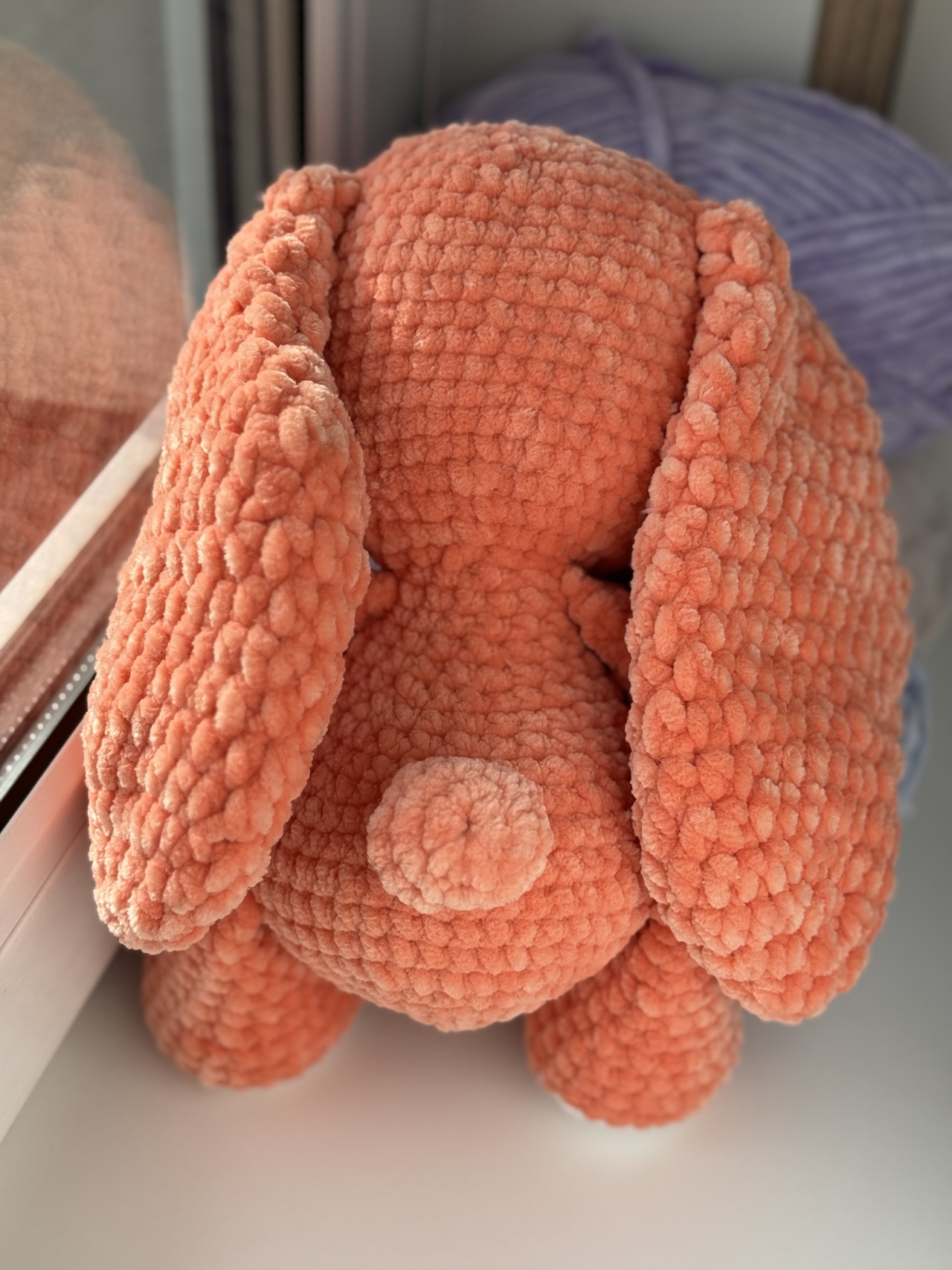 Handmade Knitted Plush Bunny - Image 7